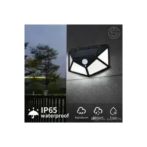 Kullanıma Uygun Solar Bahçe Aydınlatma Lambası 100 Led