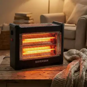 1800W Ölçülü Şömine Tipi Isıtıcı Soba