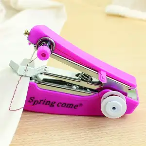 1 adet Kullanıma Uygun Spring Come Mini Dikiş Makinası