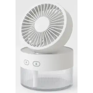 Kullanıma Uygun Su Spreyli Katlanır Başlıklı USB Mini Fan