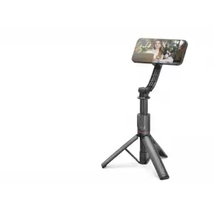 Ve Selfie Çubuğu Seti Manyetik Bluetooth Kumandalı 105 Cm Siyah