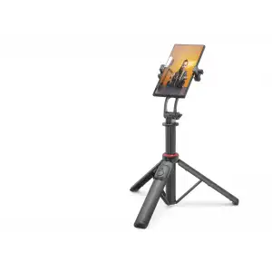Ve Selfie Çubuğu Seti Manyetik Bluetooth Kumandalı 130 Cm Siyah