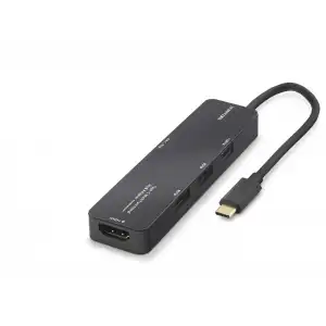 Type c 3.2 Gen1 Hub Pd Hdmı 4K 5 Port 5 Gbps Siyah