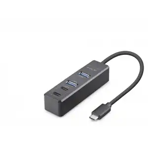 Type c 3.2 Gen2 Hub 4 Port 10 Gbps Siyah
