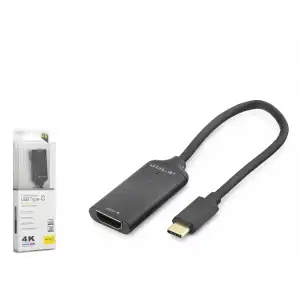 Type c To Hdmı Görüntü Dönüştürücü 4K 30Hz 20 Cm Siyah