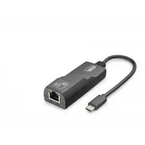 Gigabit Ethernet Adaptör Type C USB 3.0 Siyah 1 Adet
