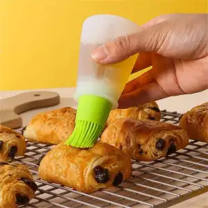 Silikon Ucu Fırçalı Yağdanlık
