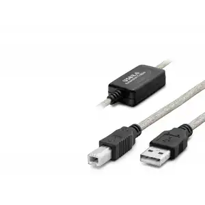 Uzun Mesafe USB Printer Kablosu 10 M - Siyah