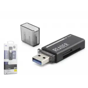 USB Type C 3.2 Gen1 Kart Okuyucu SD MicroSD 5 Gbps Siyah C306 Çeşidi