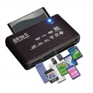 Kompakt USB 3.0 Çoklu Kart Okuyucu SD MicroSD CF MMC