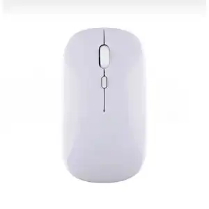 Şık Beyaz Bluetooth Mouse Uzun Pil Ömrü ile Kablosuz