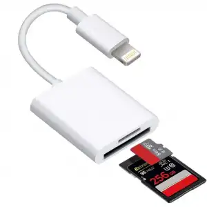 Kompakt Lightning Kart Okuyucu SD ve MicroSD Desteği