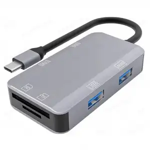 Kompakt 6 İn 1 USB-C Çoklayıcı HDMI Ethernet Adaptörü