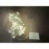 10 M 100 Led Damla Uçlu Gün Işığı Şeffaf Kablo