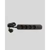 Modern USB Type-C 4lü Çoklu Priz 2 Metre Kablo