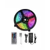 Dekoratif RGB LED Şerit 5 Metre 3 Şeritli