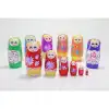Dekoratif 6lı Ahşap Matruşka Seti 14 cm