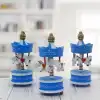 Dekoratif El Yapımı Mavi Mini Atlı Karınca 6lı Set