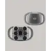 Ergonomik Şarjlı Masaj Tabancası 6 Başlıklı