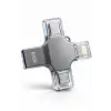 Pratik 4ü 1 Arada 64GB Flash Bellek Taşınabilir Depolama