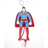 Dinamik Ahşap Süperman Figürü 20x10 cm Dekorasyon