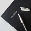 Ergonomik Beyaz Jel Kalem 1 mm Elmas Uçlu Yazım Aracı