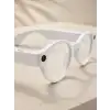 Modern Tasarımlı Akıllı Gözlük Beyaz Renkli 1 Adet