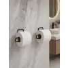 Pratik Yapışkanlı Tuvalet Kağıdı Askısı 2li Set