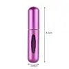 Şık Doldurulabilir Mini Cep Parfüm Şişesi 5 ml Seyahat İçin