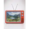 HD Fresnel Lensli Telefon Ekran Büyütücü 12 İnç Eğlence Aracı