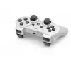 Metalik Gümüş Gamepad PS3 Uyumlu Kablosuz Kontrol Cihazı