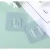 Şeffaf Geçmeli Klips Eşya Sabitleme Askısı 5li Set