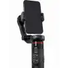 Ergonomik Gimbal Selfie Stick 360° Takipli Teleskopik Uzunluk