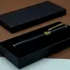 Kalem Gold İşlemeli Siyah Metal Roller