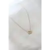 Kadın Kolye Gold Renk Minimal Kalp Figür