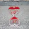 Renkli Jel Akışkan Kum Saati 13 cm Dekoratif Aksesuar