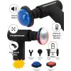 Ergonomik Isıtmalı Masaj Aleti 6 Başlık ile Kas Rahatlatma