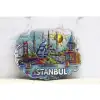 Silikon İstanbul Temalı Buzdolabı Magneti 8x7 cm