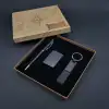 16 Cm Metal Siyah Çakmak Kalem Anahtarlık 3lü Set