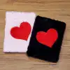 Şık Kalpli Peluş Defter 21x15 cm 75 Sayfa