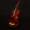 Şık Keman Müzik Kutusu 22x9.5 cm Dekoratif