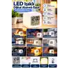 Dekoratif Küp Saat ile LED ve Alarm Fonksiyonu