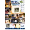 Dekoratif Küp Saat ile LED ve Alarm Fonksiyonu