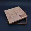 16 Cm Kutu Pusula Temalı