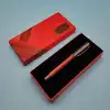 17 Cm Metal Kalem Kutulu Bordo Roller