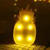Tropikal Ananas Gece Lambası 14x25 cm Kablosuz