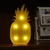 Tropikal Ananas Gece Lambası 14x25 cm Kablosuz