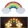 30x16 Cm 2 Adet Led Işıklı Gökkuşağı Gece Lambası