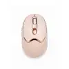 Şarjlı Kablosuz Mouse Bluetooth 2.4G Altın Renk
