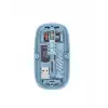 Kablosuz Mavi Mouse 800-1600 DPI Ofis Kullanımı